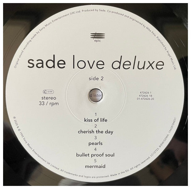 SADE - LOVE DELUXE | VINILO