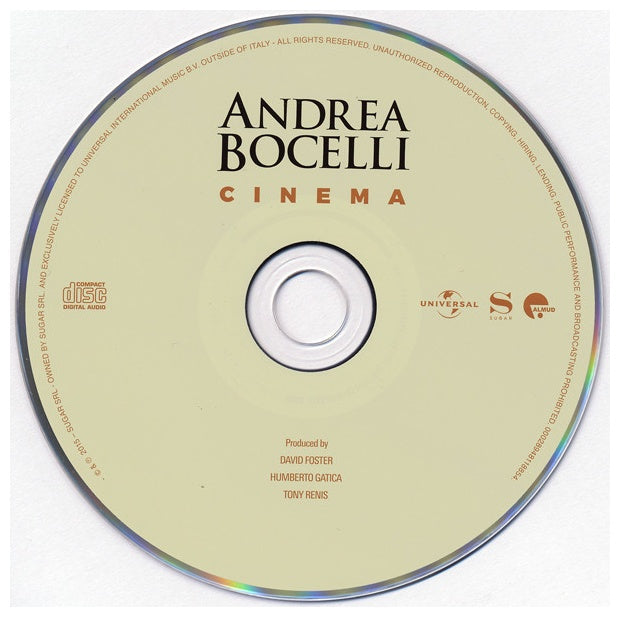 ANDREA BOCELLI - CINEMA | CD