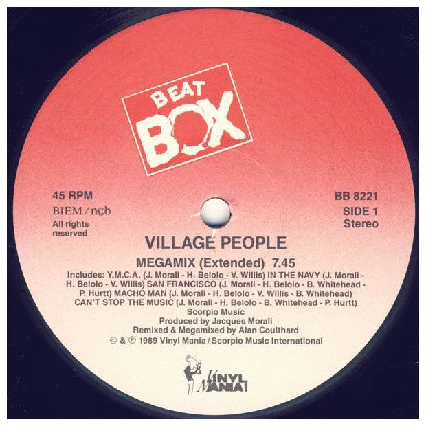 VILLAGE PEOPLE - MEGAMIX | 12" MAXI SINGLE VINILO USADO