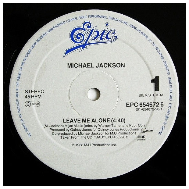 MICHAEL JACKSON - DON´T STOP TIL YOU GET ENOUGH | 12" MAXI SINGLE USADO