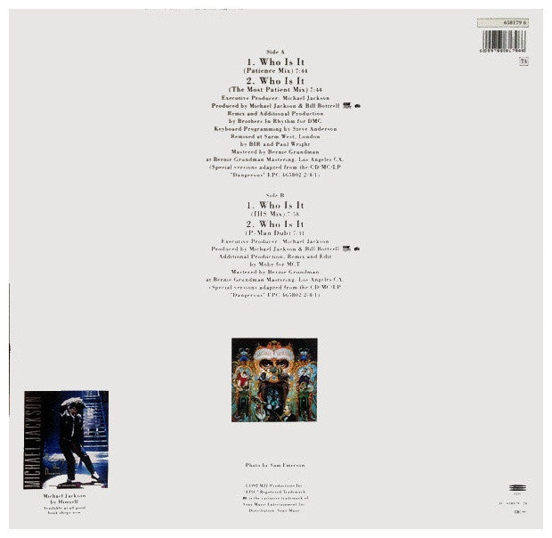 MICHAEL JACKSON - WHO IS IT | 12" MAXI SINGLE USADO