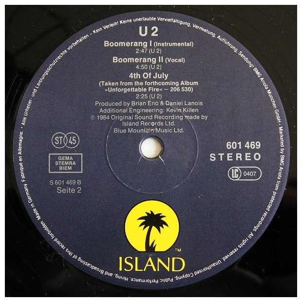 U2 - PRIDE | 12" MAXI SINGLE USADO