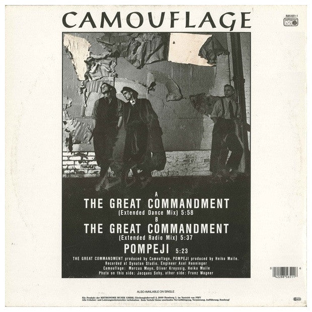 CAMOUFLAGE - THE GREAT COMMANDMENT | 12" MAXI SINGLE USADO