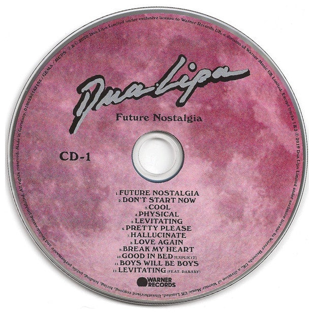 DUA LIPA - FUTURE NOSTALGIA + CLUB FUTURE NOSTALGIA(2CD) | CD