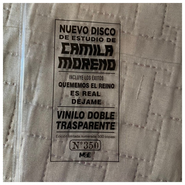 CAMILA MORENO - REY (CLEAR VINYL) | VINILO