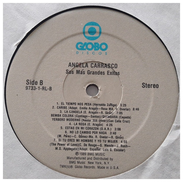 ANGELA CARRASCO - SUS 15 GRANDES EXITOS | VINILO USADO