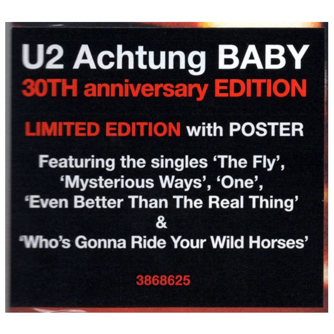 U2 - ACHTUNG BABY | VINILO