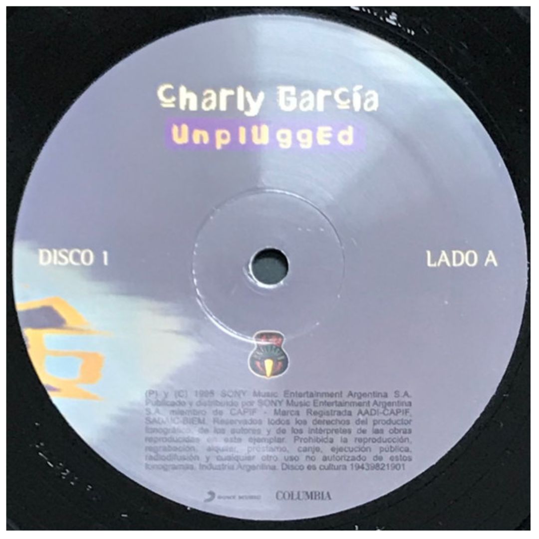 CHARLY GARCIA - UNPLUGGED | VINILO