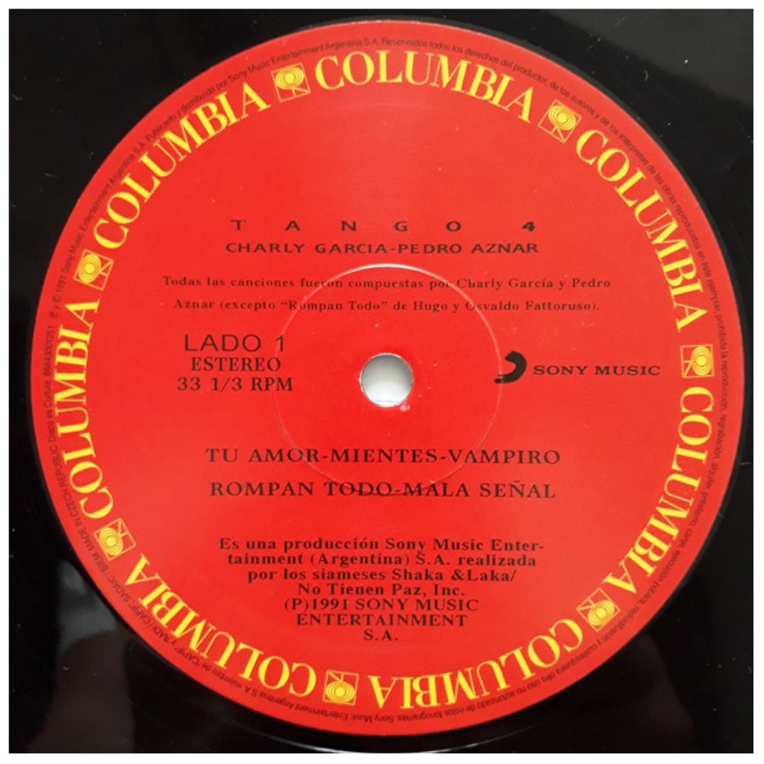 CHARLY GARCIA Y PEDRO AZNAR - TANGO 4 | VINILO