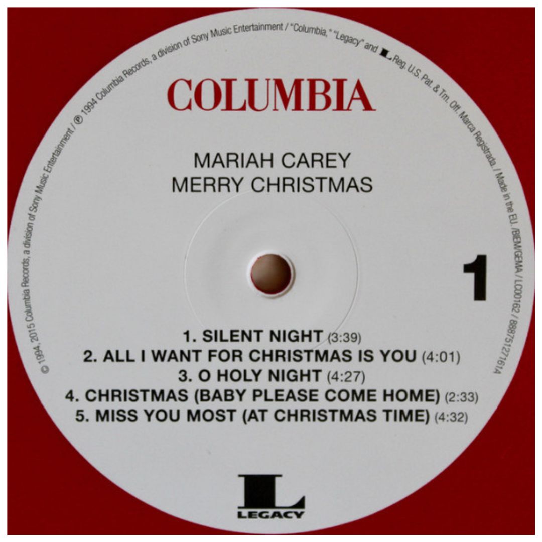 MARIAH CAREY - MERRY CHRISTMAS | VINILO