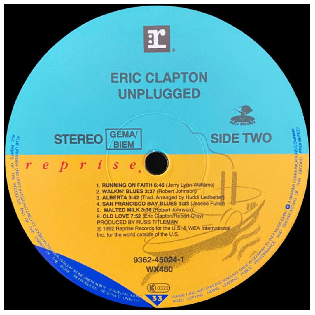 ERIC CLAPTON - UNPLUGGED | VINILO