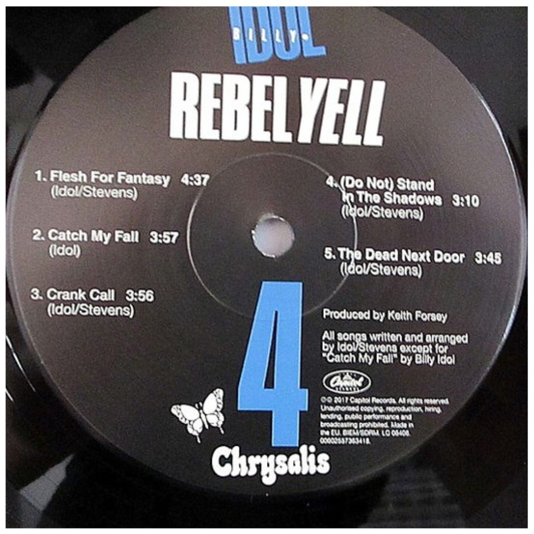 BILLY IDOL - REBEL YELL | VINILO