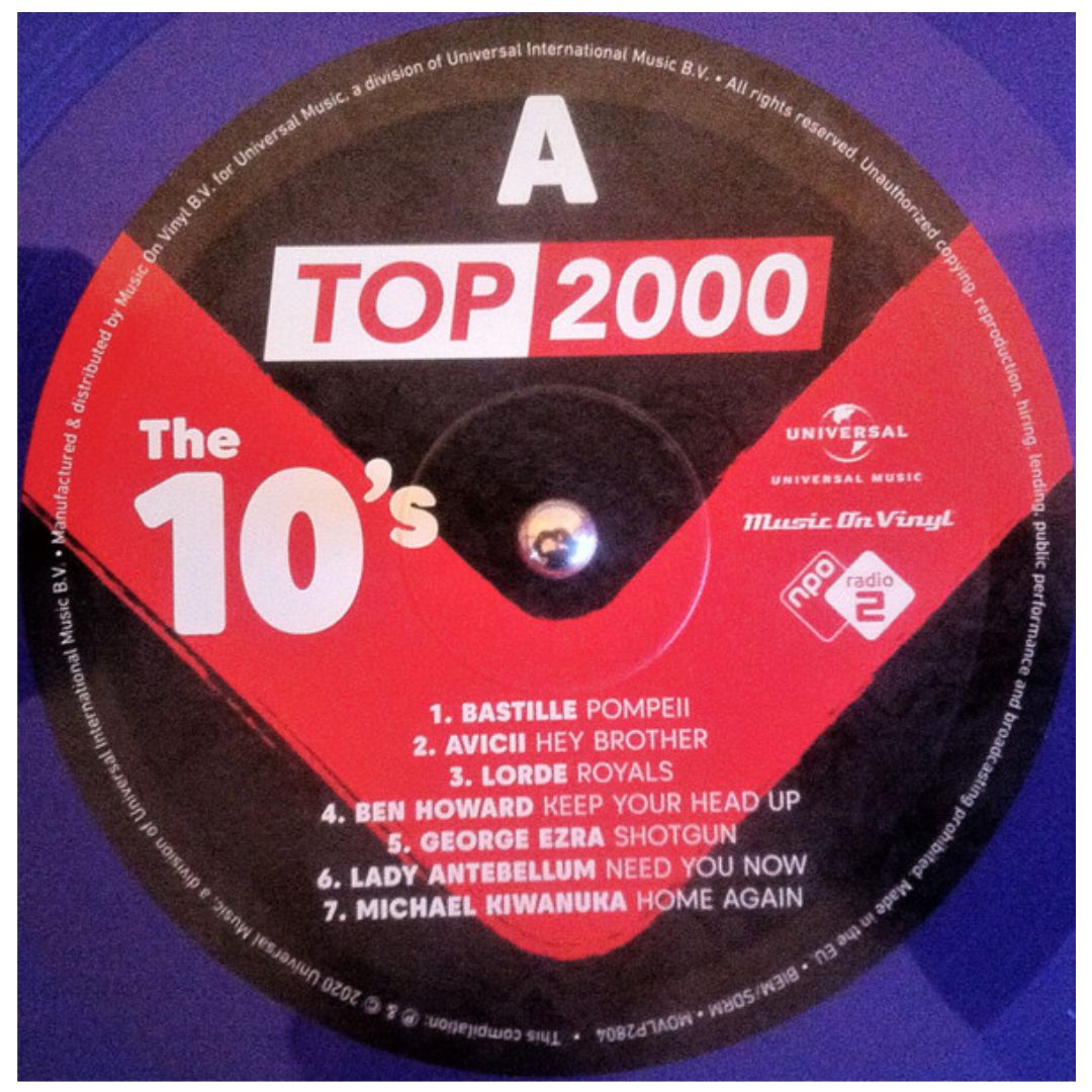 TOP 2000 THE 2010S - VARIOS (2LP) | VINILO