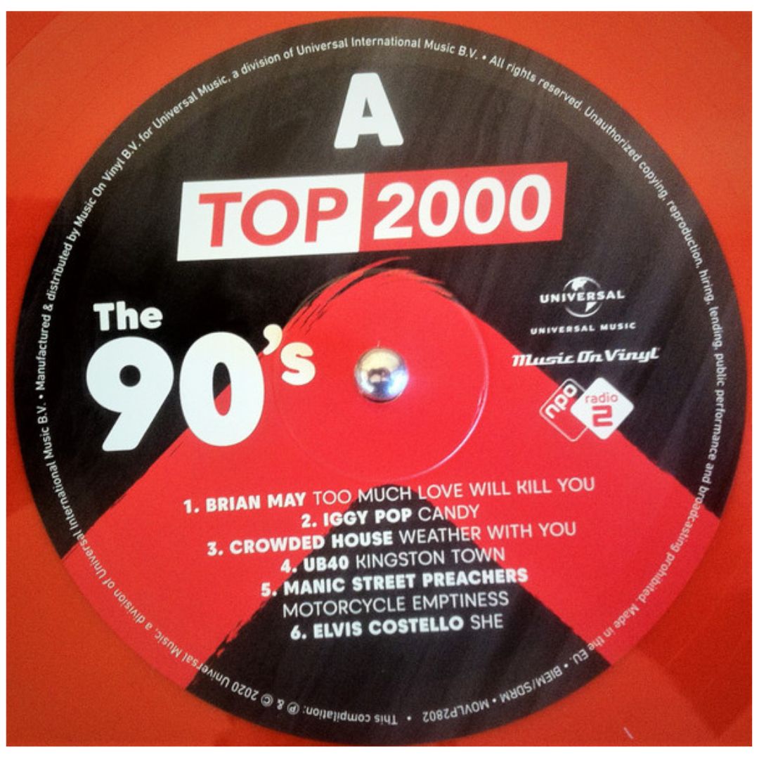 TOP 2000 THE 90S - VARIOS (2LP) | VINILO