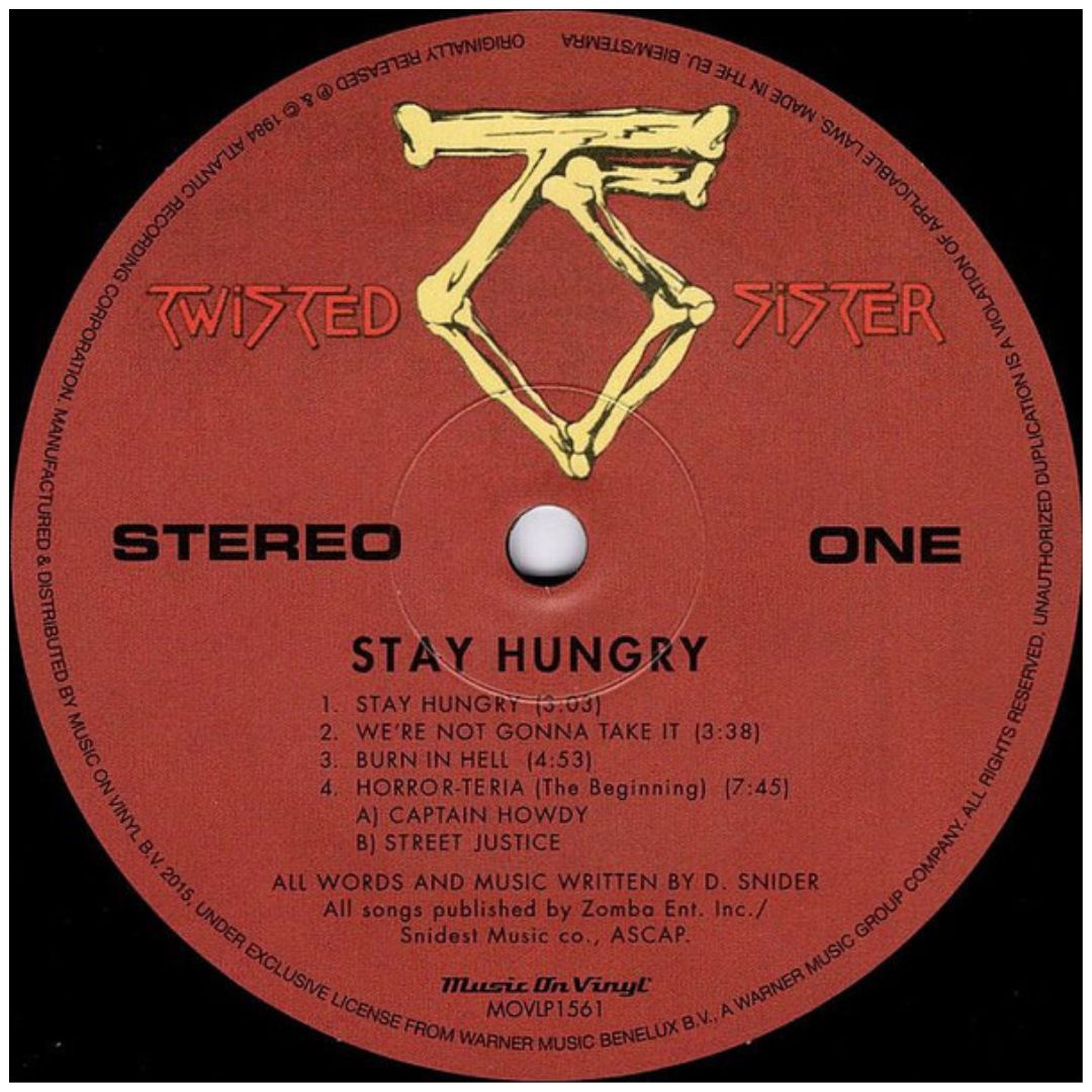 TWISTED SISTER - STAY HUNGRY | VINILO