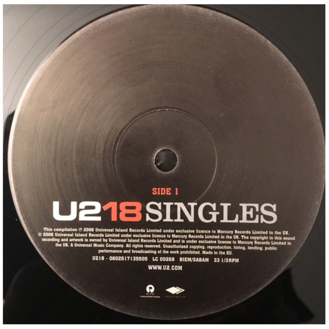 U2 - 18 SINGLES BEST OF (2LP) | VINILO
