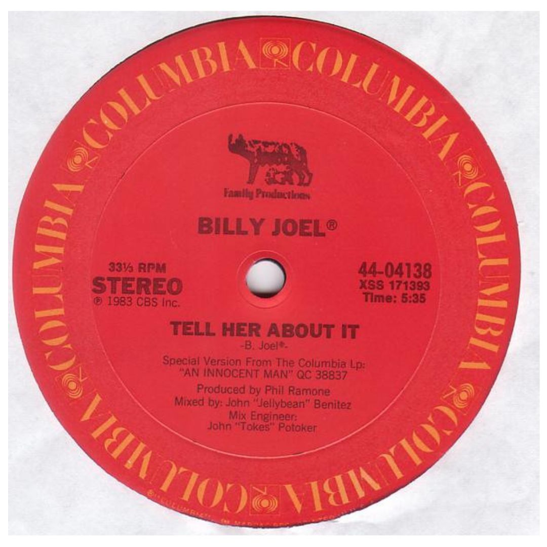 BILLY JOEL - TELL HER ABOUT IT | 12" MAXI SINGLE VINILO