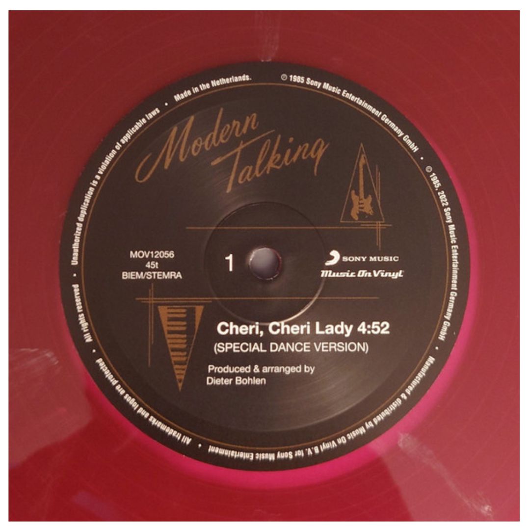 MODERN TALKING - CHERI, CHERI LADY(RED VINYL) | 12" MAXI SINGLE VINILO