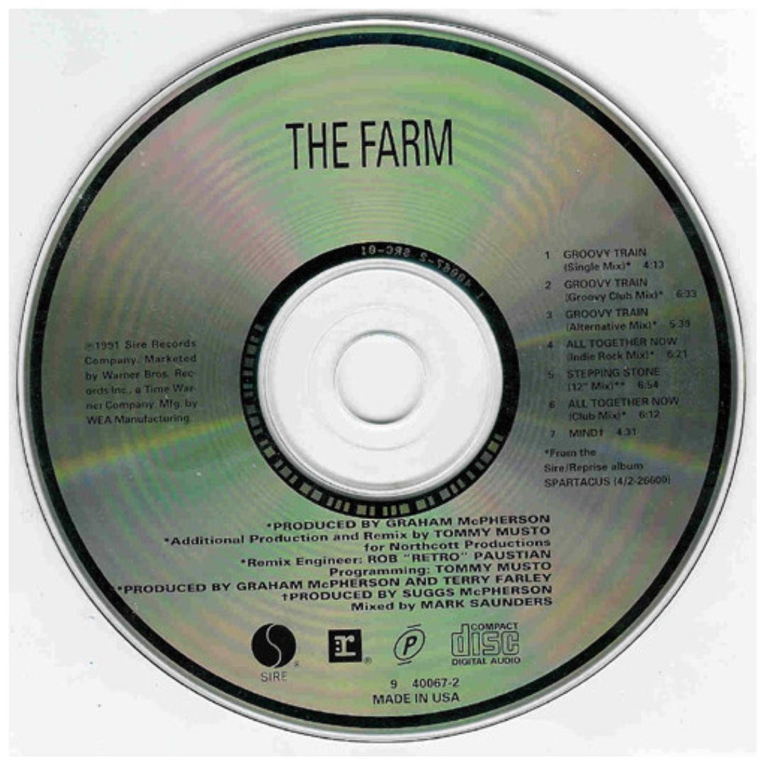 THE FARM - GROOVY TRAIN | CD SINGLE USADO