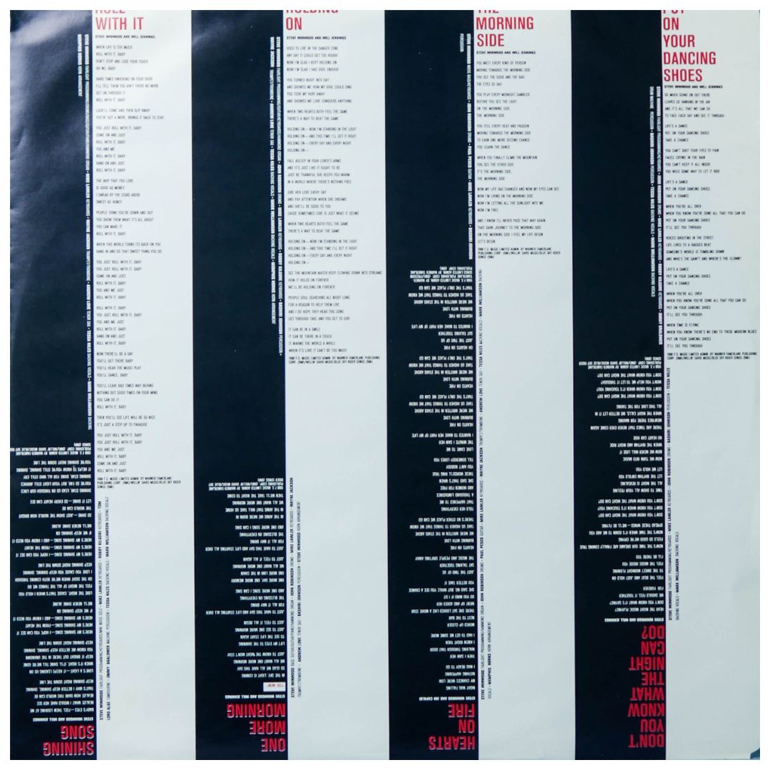 STEVE WINWOOD - ROLL WITH IT | VINILO USADO