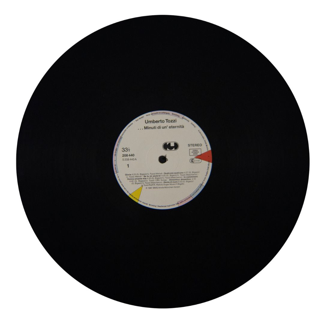 UMBERTO TOZZI - MINUTI DI UN ETERNITA | VINILO USADO