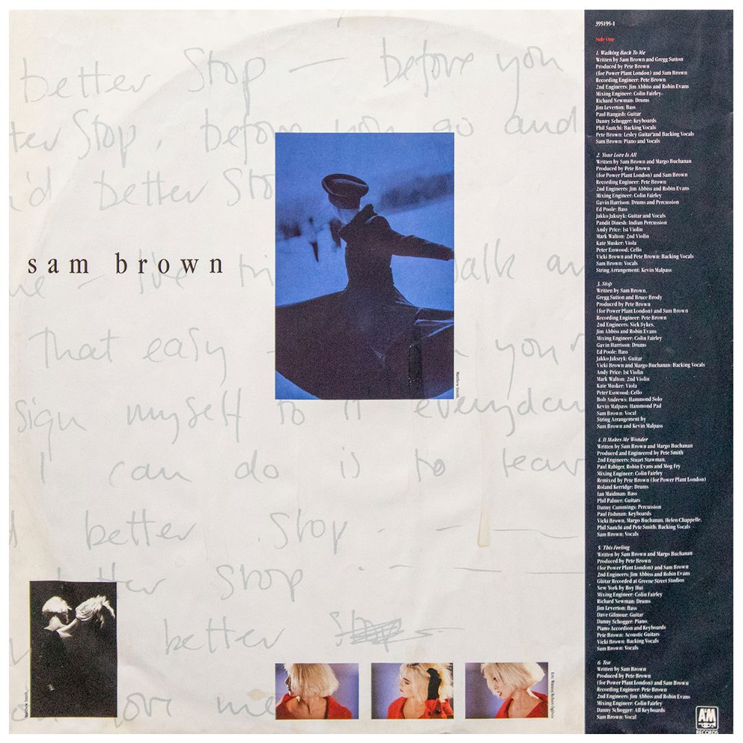 SAM BROWN - STOP! | VINILO USADO