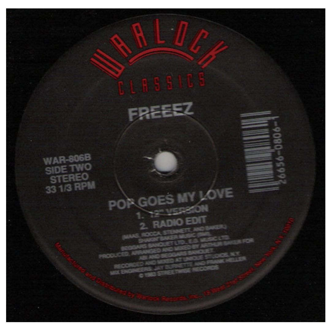 FREEEZ - POP GOES MY LOVE | 12" MAXI SINGLE VINILO