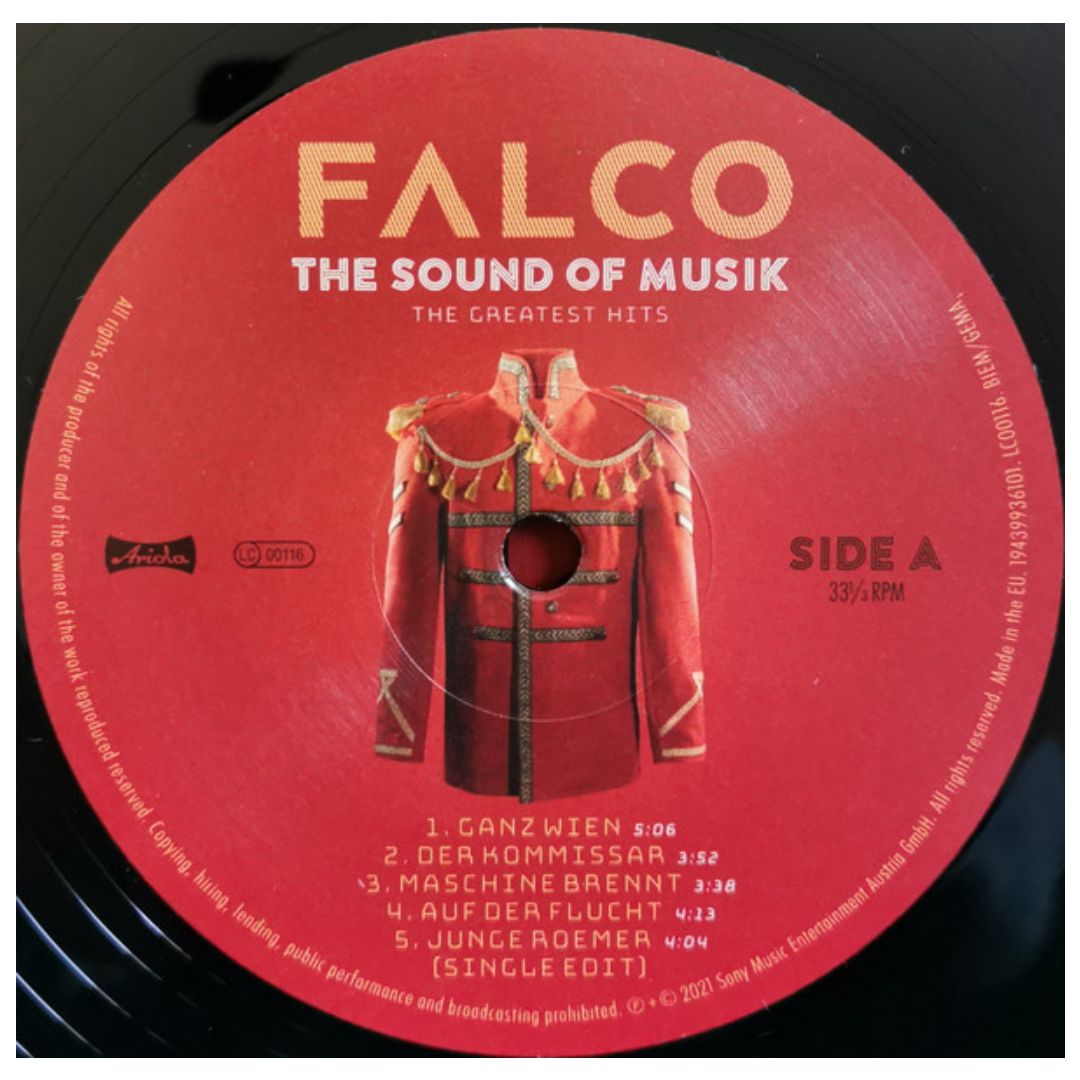 FALCO - SOUND OF MUSIK GREATEST HITS (+POSTER) (2LP) | VINILO
