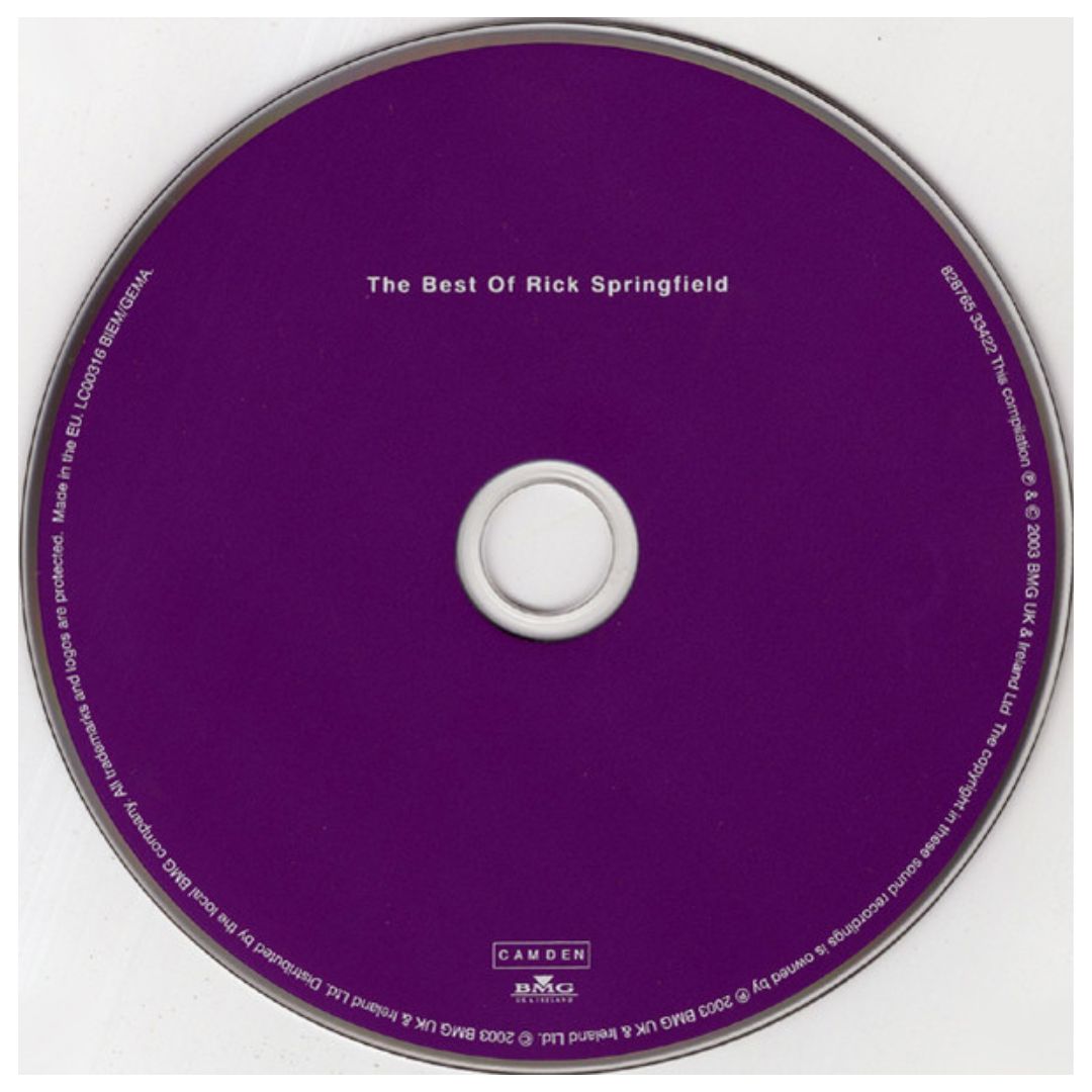 RICK SPRINGFIELD - BEST OF RICK SPRINGFIELD | CD