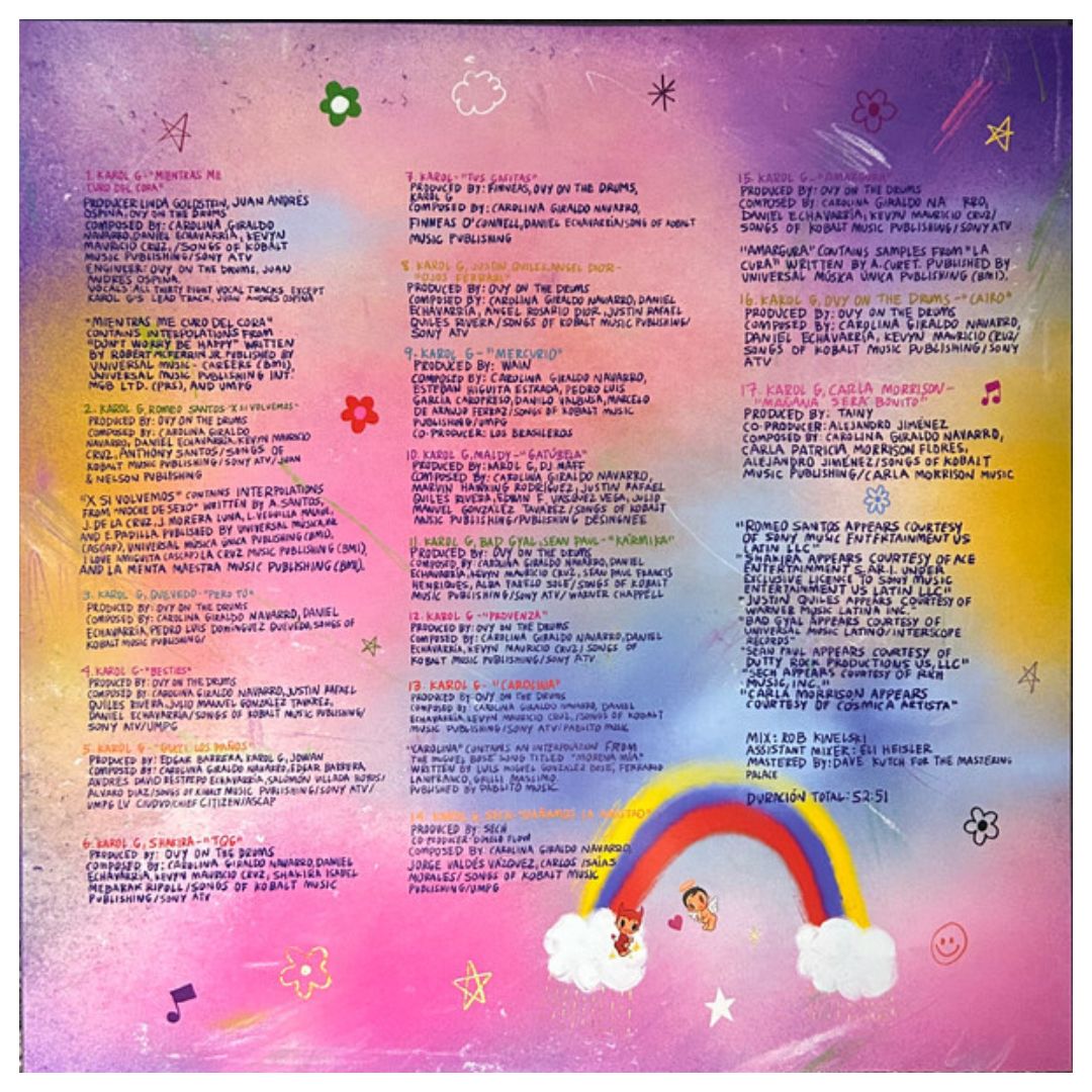 KAROL G - MAÑANA SERA BONITO (2LP) (CLEAR VINYL) | VINILO