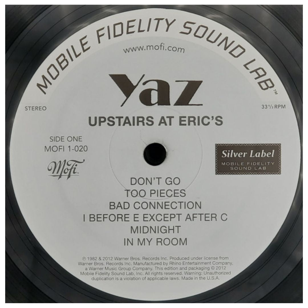 YAZOO - UPSTAIRS AT ERIC'S (LTD EDITION) | VINILO