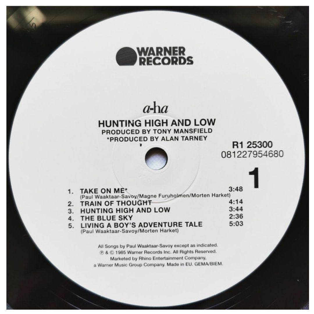 A-HA - HUNTING HIGH AND LOW | VINILO