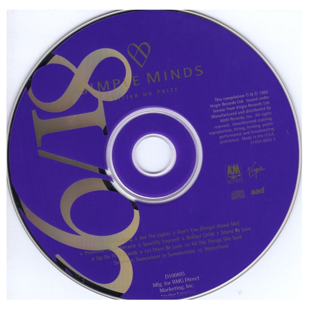 SIMPLE MINDS - GLITTERING PRIZE 81/92 | CD USADO