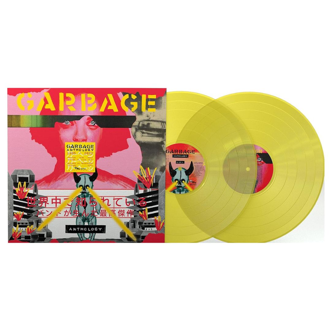 GARBAGE - ANTHOLOGY (2LP)(TRANSPARENT YELLOW VINYL) | VINILO
