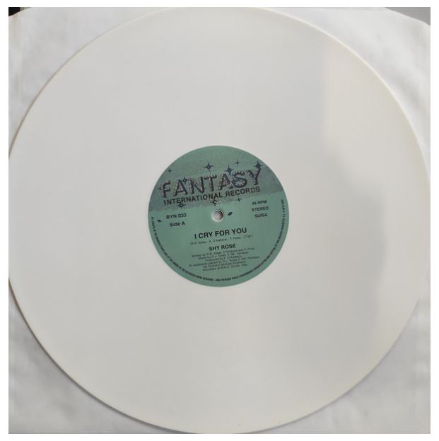 SHY ROSE - I CRY FOR YOU (WHITE VINYL) | 12" MAXI SINGLE VINILO