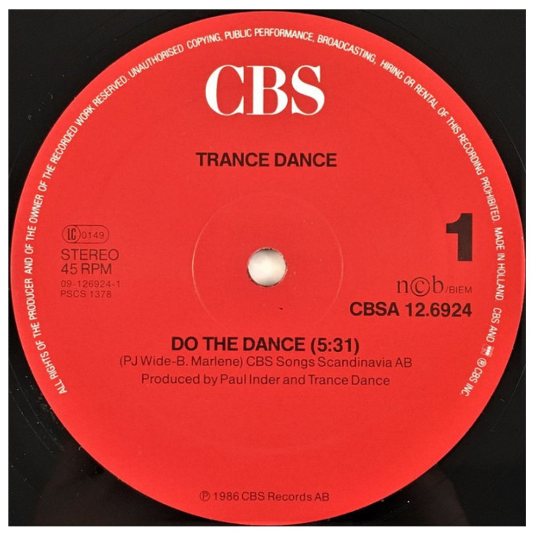 TRANCE DANCE - DO THE DANCE | 12" MAXI SINGLE USADO