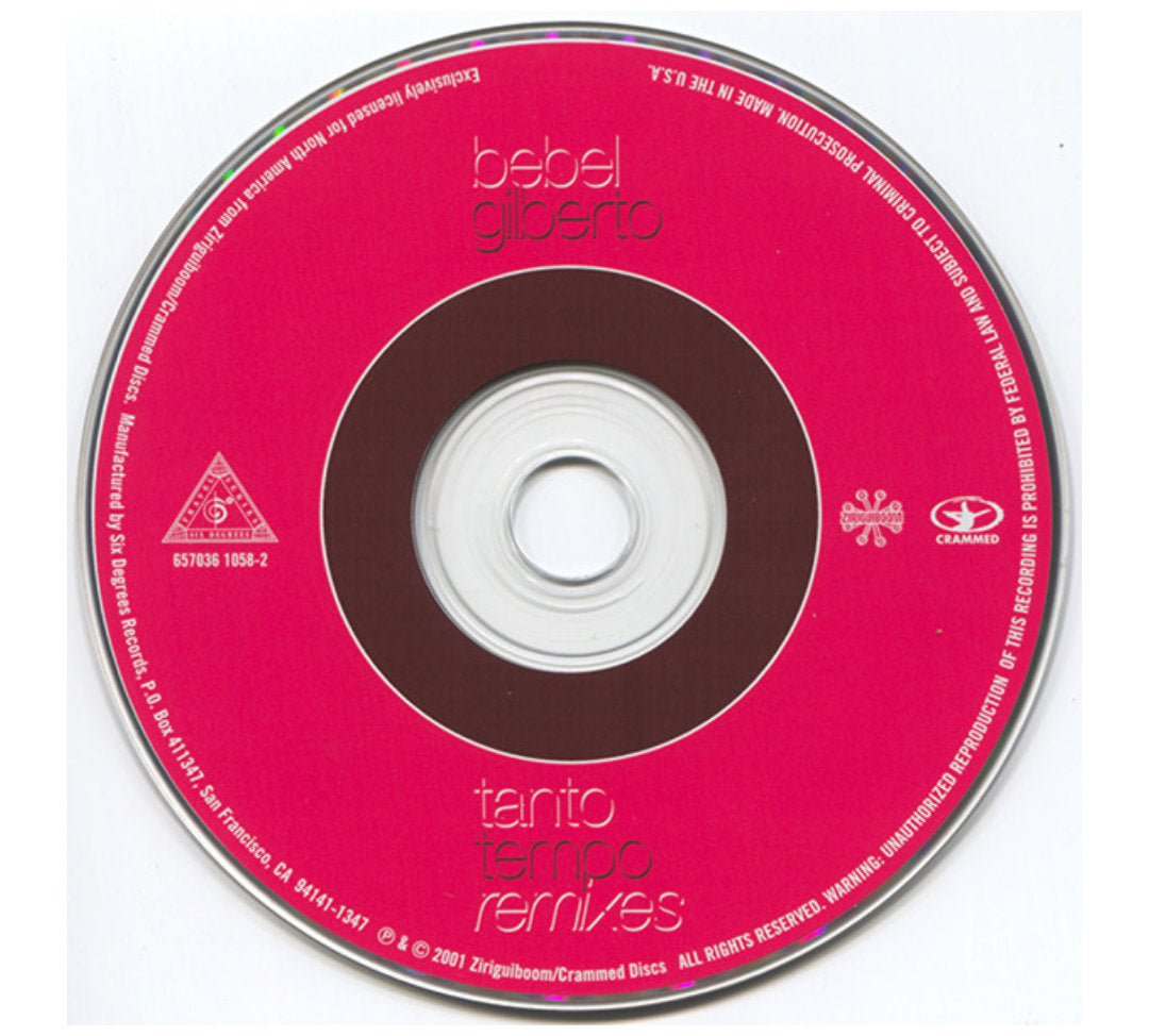 BEBEL GILBERTO - TANTO TEMPO REMIXES | CD USADO