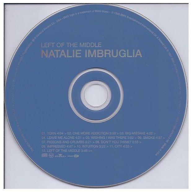 NATALIE IMBRUGLIA - LEFT OF THE MIDDLE | CD USADO