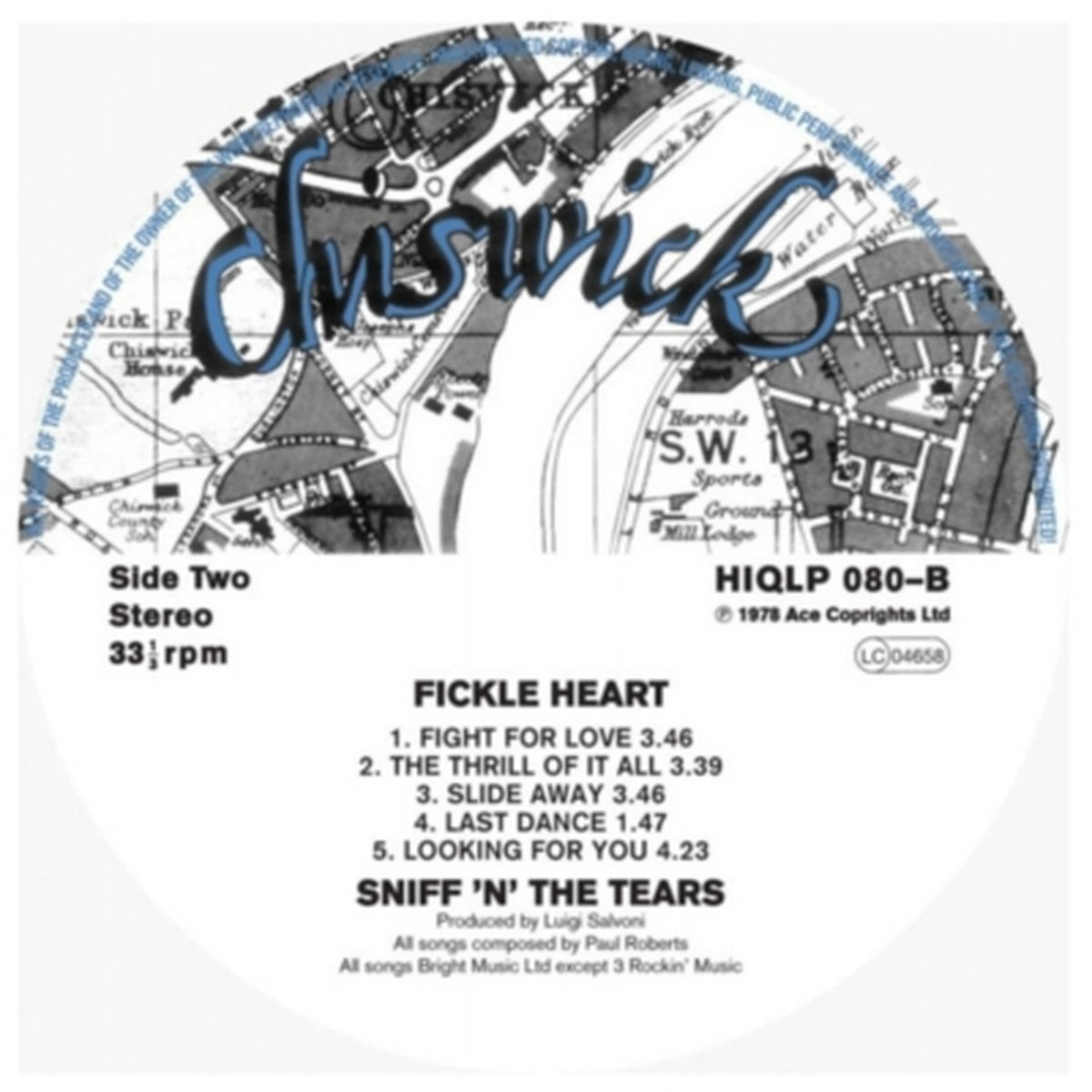 SNIFF N THE TEARS - FICKLE HEART | VINILO