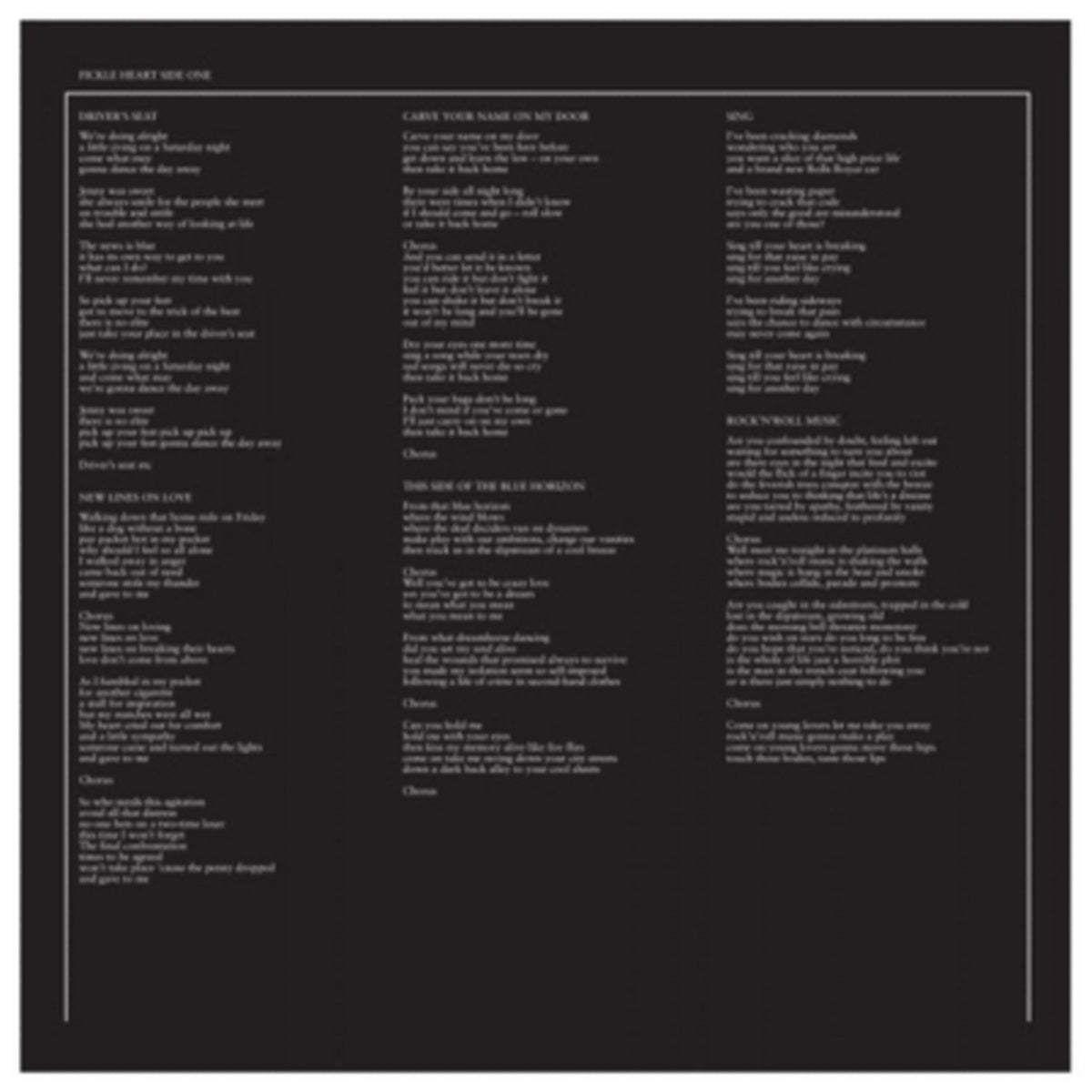 SNIFF N THE TEARS - FICKLE HEART | VINILO