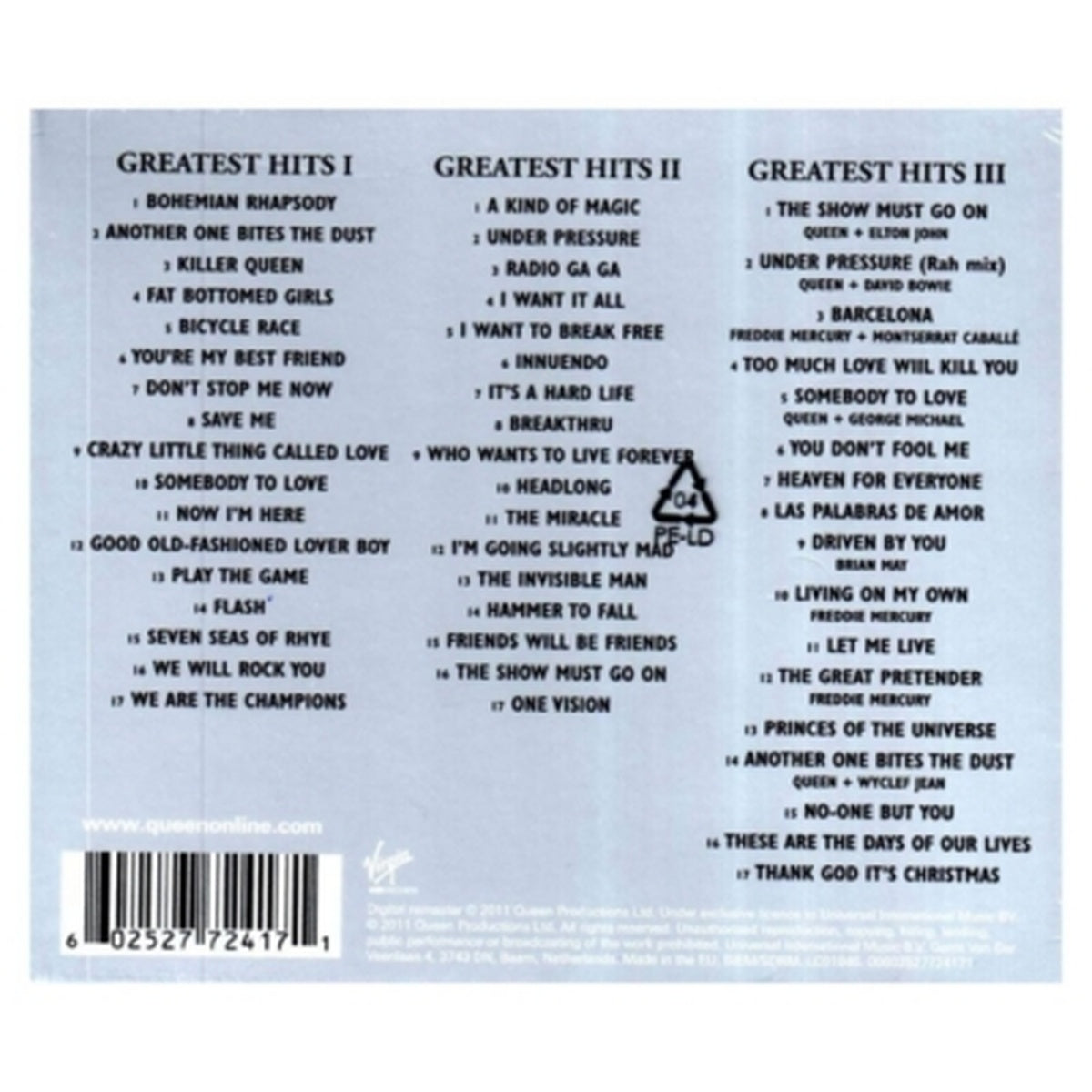 QUEEN - THE PLATINUM COLLECTION (3CD) | CD