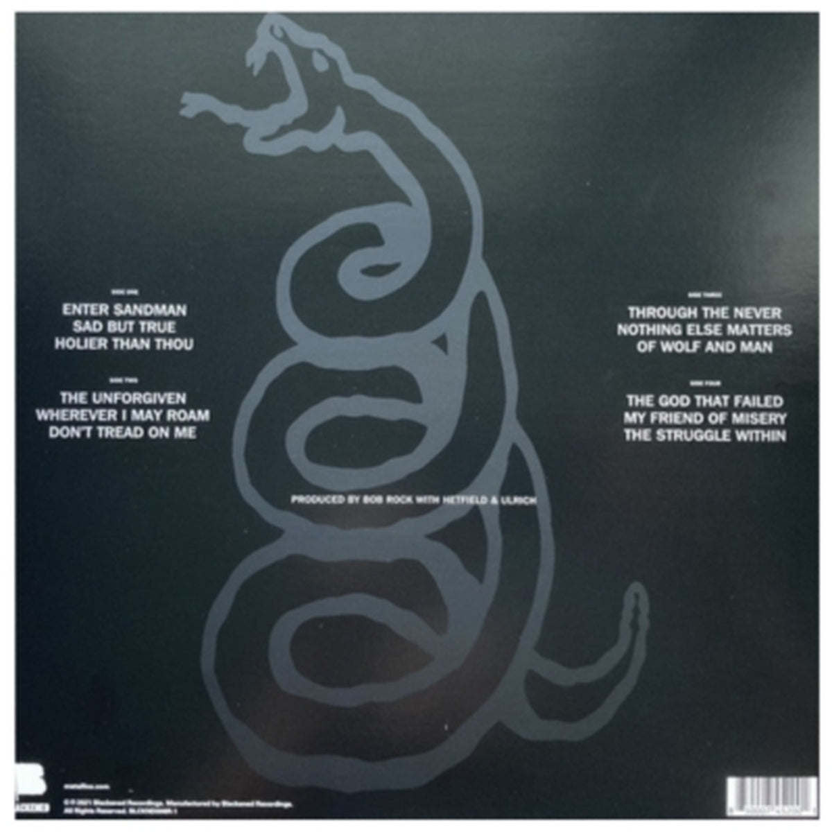 METALLICA - BLACK ALBUM (2LP) | VINILO