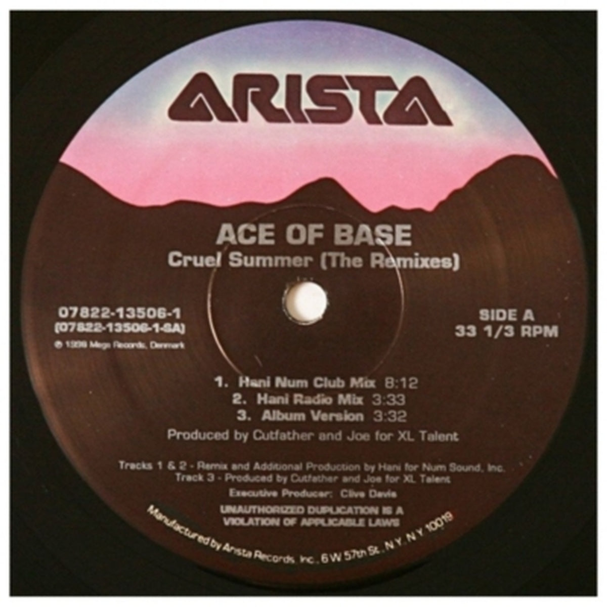 ACE OF BASE - CRUEL SUMMER | 12" MAXI SINGLE VINILO