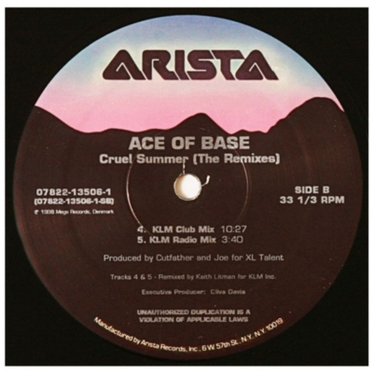 ACE OF BASE - CRUEL SUMMER | 12" MAXI SINGLE VINILO