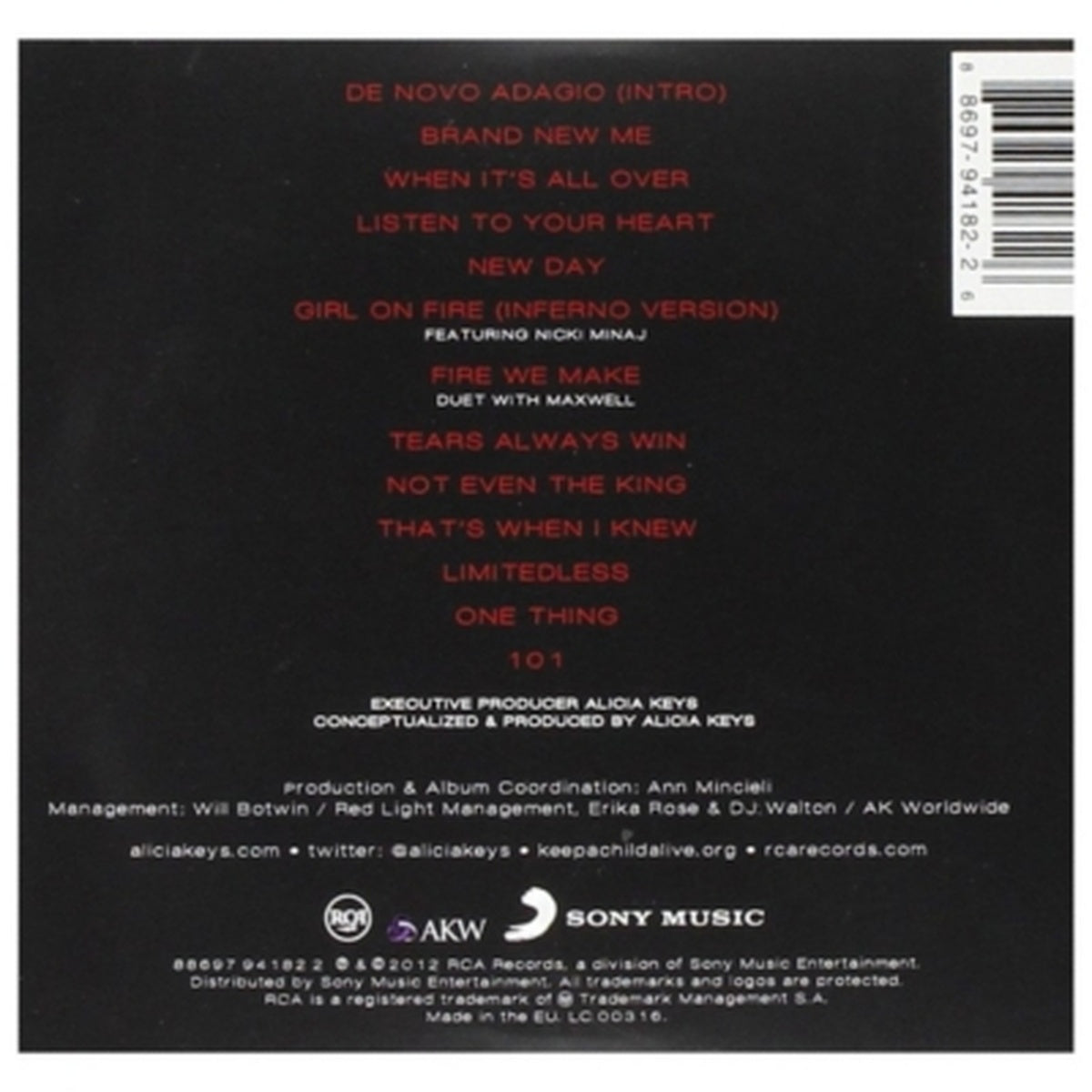 ALICIA KEYS - GIRL ON FIRE | CD