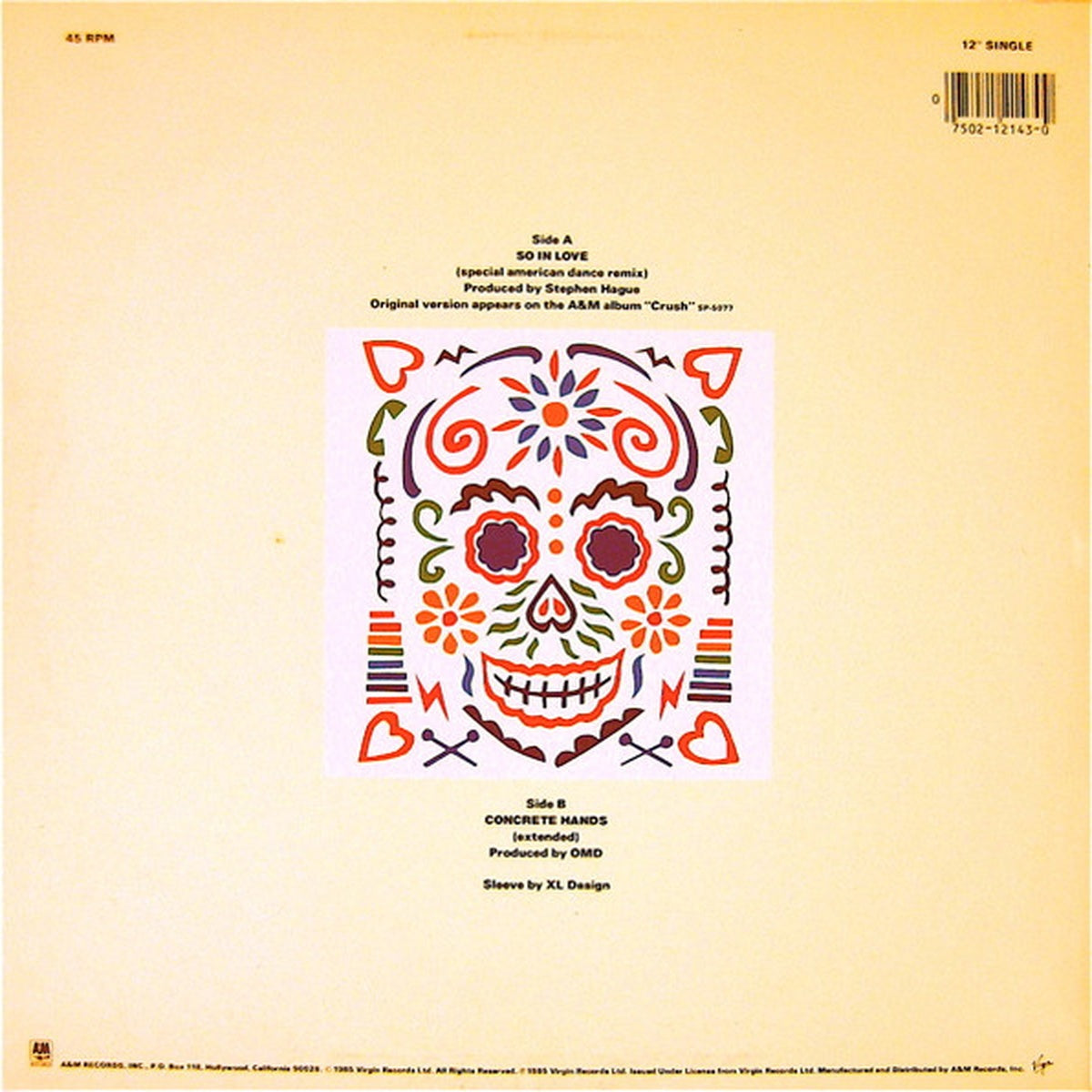 ORCHESTRAL MANOUVRES IN THE DARK - SO IN LOVE | 12" MAXI SINGLE USADO