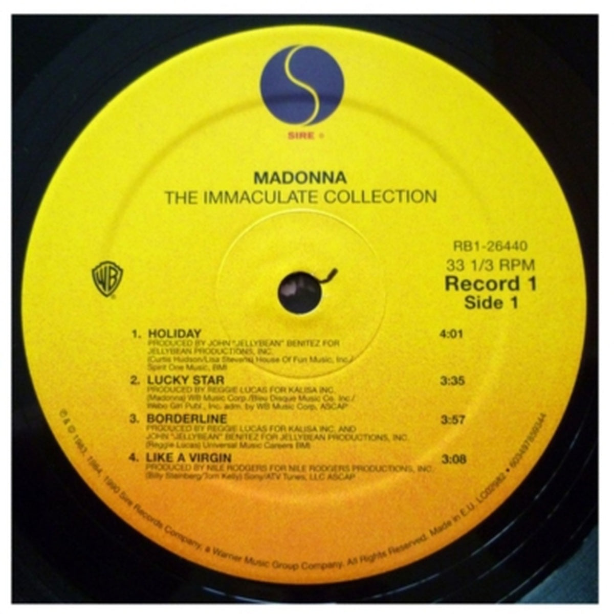 MADONNA - THE IMMACULATE COLLECTION (2LP) | VINILO