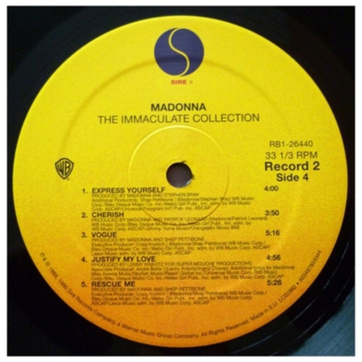 MADONNA - THE IMMACULATE COLLECTION (2LP) | VINILO