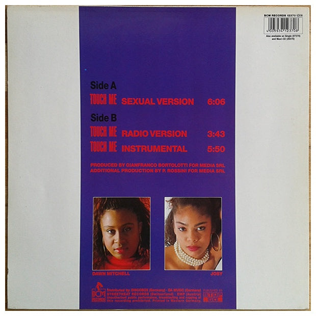 49ERS - TOUCH ME | 12" MAXI SINGLE USADO
