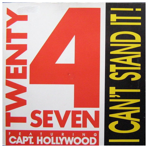TWENTY 4 SEVEN - I CAN'T STAND IT(HIP HOUSE REMIX) | 12" MAXI SINGLE USADO